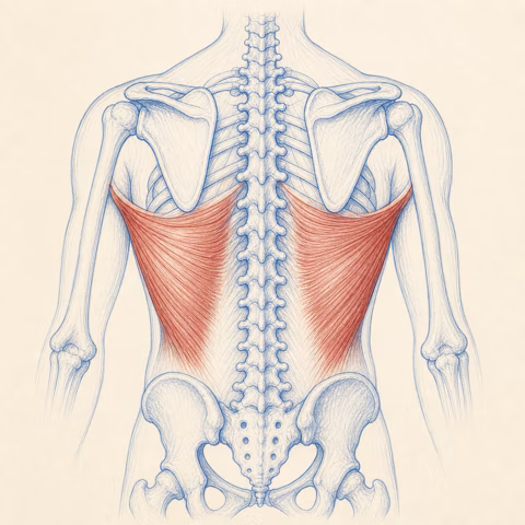 Latissimus Dorsi muscle illustration